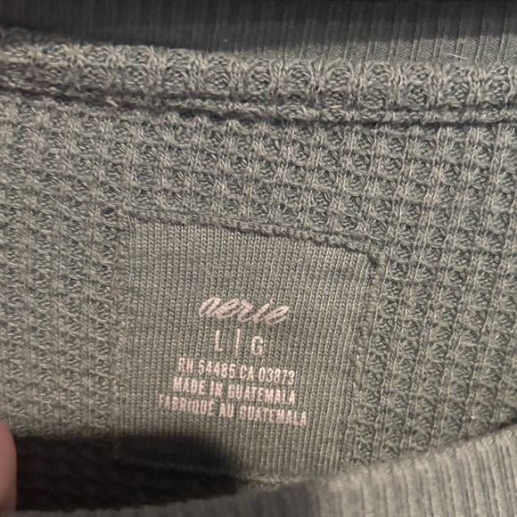 Aerie Waffle Crewneck Sweater - Picture 3 of 4